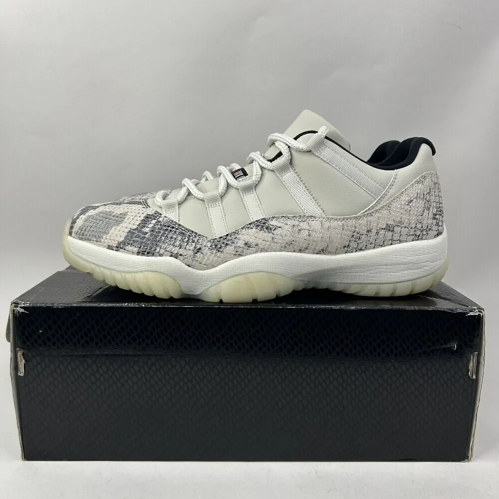 Nike Shoes Air Jordan 11 Low Retro “Light Bone Snakeskin” 2024